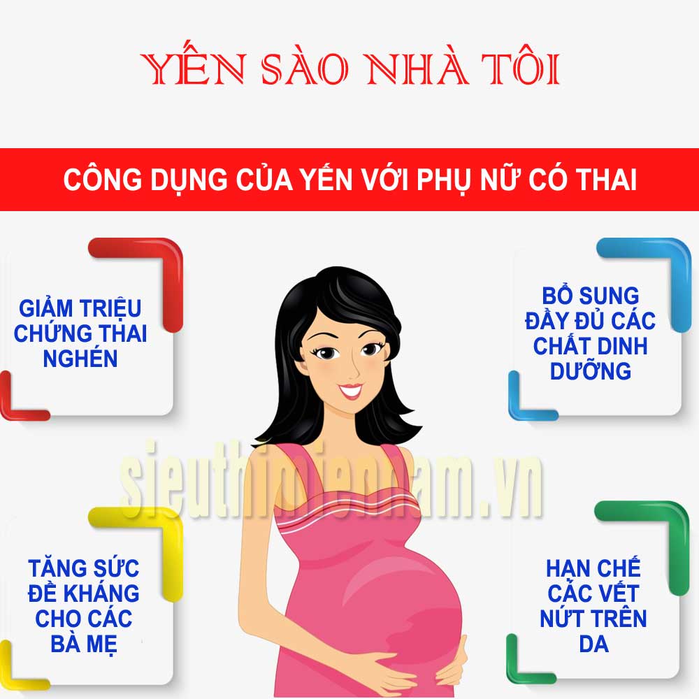 Bầu ăn yến sào được không?